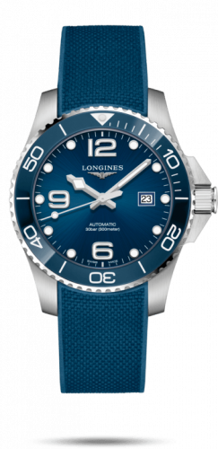 Watch Winder for watch Longines HydroConquest HydroConquest 43 Automatic Stainless Steel / Ceramic / Blue / Rubber