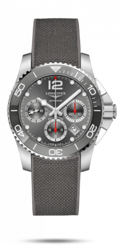 Watch Winder for watch Longines HydroConquest HydroConquest 41 Automatic Chronograph Stainless Steel / Ceramic / Grey / Rubber