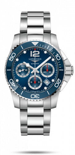 Watch Winder for watch Longines HydroConquest HydroConquest 41 Automatic Chronograph Stainless Steel / Ceramic / Blue / Bracelet