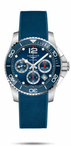 Watch Winder for watch Longines HydroConquest HydroConquest 41 Automatic Chronograph Stainless Steel / Ceramic / Blue / Rubber