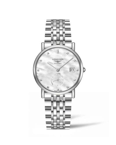 Watch Winder for watch Longines Elegant Elegant Collection Small Second 34.5 Stainless Steel / MOP / Bracelet