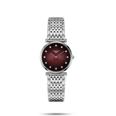 Remontoir à montres pour montre Longines La Grande Classique La Grande Classique Quartz 29 Stainless Steel / Red / Bracelet