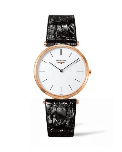 Remontoir à montres pour montre Longines La Grande Classique La Grandes Classique Quartz 36 PVD Rose / Blanc / Bracelet