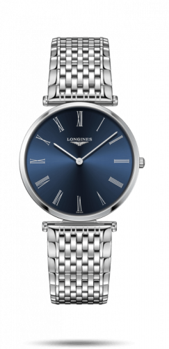 Remontoir à montres pour montre Longines La Grande Classique La Grandes Classique Quartz 36 Stainless Steel / Bleu-Roman / Strap