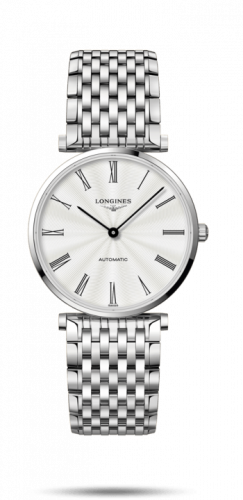 Remontoir à montres pour montre Longines La Grande Classique La Grande Classique 36 Automatic Stainless Steel / Argent-Roman / Bracelet
