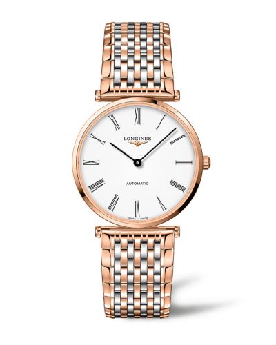 Remontoir à montres pour montre Longines La Grande Classique La Grande Classique Automatic 38 PVD Red Or / Blanc - Roman / Bracelet