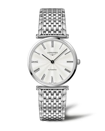 Remontoir à montres pour montre Longines La Grande Classique La Grande Classique Automatic 38 Stainless Steel / Argent - Roman / Bracelet