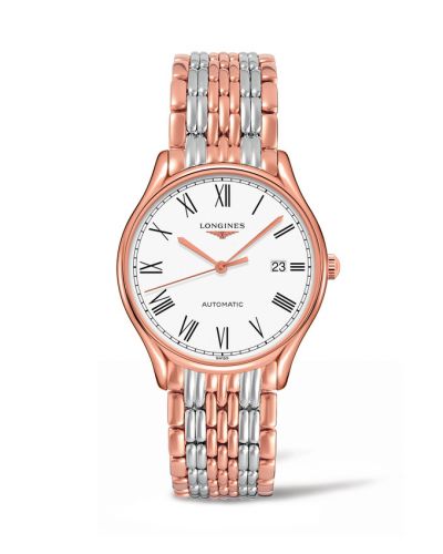 Watch Winder for watch Longines Lyre Lyre 38.5 Automatic PVD Red / White - Roman / Bracelet