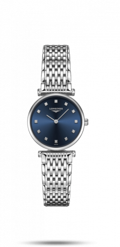 Remontoir à montres pour montre Longines La Grande Classique La Grande Classique 24 Quartz Stainless Steel / Bleu-Diamond / Bracelet