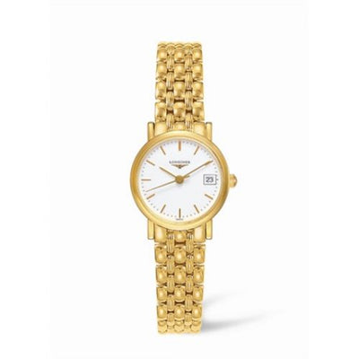 Watch Winder for watch Longines Presence Presence 23.5 Quartz Yellow Gold / White / Bracelet