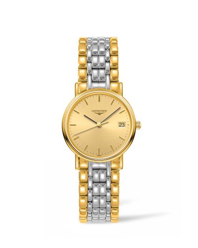 Watch Winder for watch Longines Presence Presence Quartz 30mm PVD Gold / Champagne / Bracelet