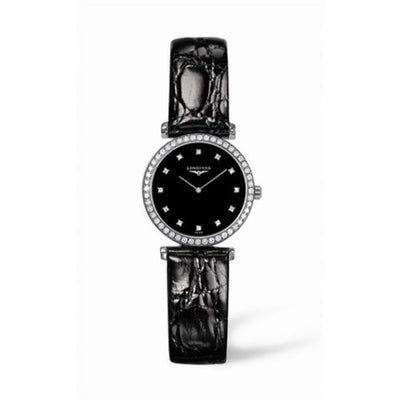 Watch Winder for watch Longines La Grande Classique La Grande Classique 33 Quartz Diamond Bezel Black Diamond