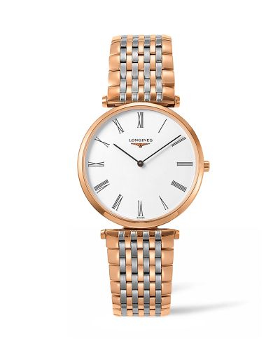 Remontoir à montres pour montre Longines La Grande Classique La Grandes Classique Quartz 36 PVD Rose / Blanc Roman