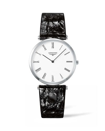 Remontoir à montres pour montre Longines La Grande Classique La Grandes Classique Quartz 36 Stainless Steel / Blanc-Roman / Strap