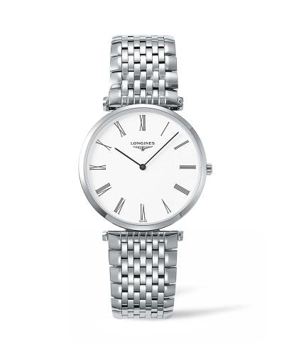 Remontoir à montres pour montre Longines La Grande Classique La Grandes Classique Quartz 36 Stainless Steel / Blanc Roman / Bracelet