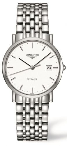 Watch Winder for watch Longines Elegant Elegant Collection 34.5 Automatic Stainless Steel / White / Bracelet