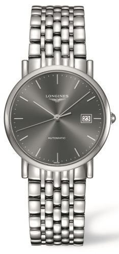 Watch Winder for watch Longines Elegant Elegant Collection 34.5 Automatic Stainless Steel / Grey / bracelet