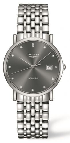 Watch Winder for watch Longines Elegant Elegant Collection 34.5 Automatic Stainless Steel / Grey / Bracelet