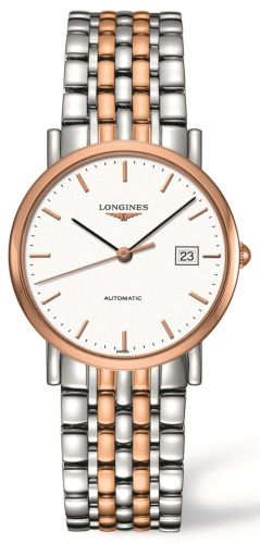 Watch Winder for watch Longines Elegant Elegant Collection 34.5 Automatic Stainless Steel / Red Gold / White