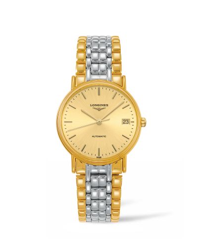 Watch Winder for watch Longines Presence Presence Automatic 34.5mm Stainless Steel / PVD Gold / Champagne / Bracelet