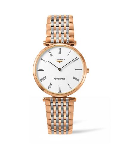 Remontoir à montres pour montre Longines La Grande Classique La Grande Classique Automatic 36 Two Tone Rose / Blanc Roman / Bracelet