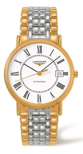 Watch Winder for watch Longines Presence Presence 38.5 Automatic PVD Gold / White / Bracelet