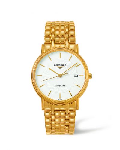 Watch Winder for watch Longines Presence Presence 38.5 Automatic PVD Gold / White / Bracelet