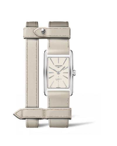 Remontoir à montres pour montre Longines DolceVita DolceVita 20.8 Quartz Stainless Steel / Beige / Yvy Leather