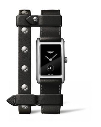 Remontoir à montres pour montre Longines DolceVita DolceVita 23 Quartz Stainless Steel / Noire / Yvy Leather