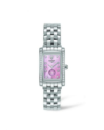 Remontoir à montres pour montre Longines DolceVita DolceVita 20 Quartz Stainless Steel Diamond Rose