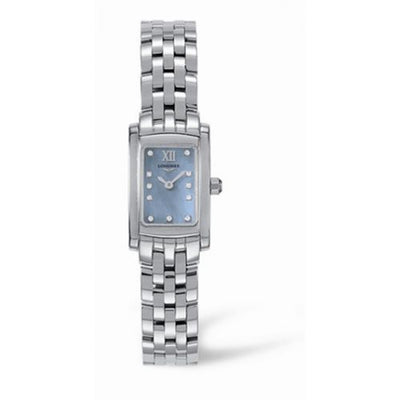 Remontoir à montres pour montre Longines DolceVita DolceVita 16 Quartz Stainless Steel Bleu MOP