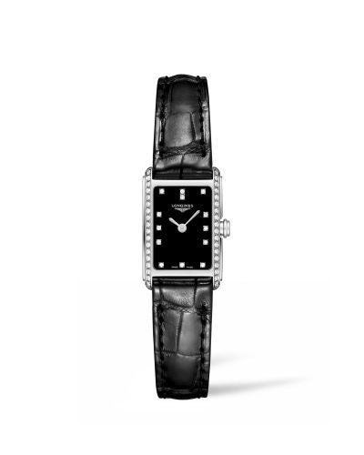 Remontoir à montres pour montre Longines DolceVita DolceVita 17.4 Quartz Stainless Steel / Diamond / Noire