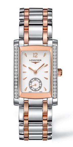Remontoir à montres pour montre Longines DolceVita DolceVita 22 Quartz Two Tone Rose Diamond