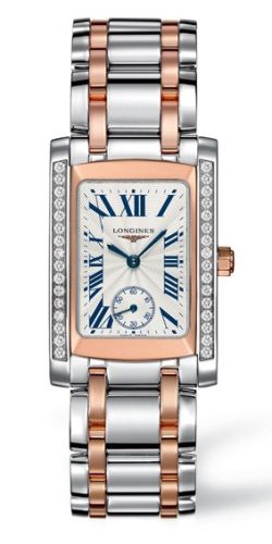 Remontoir à montres pour montre Longines DolceVita DolceVita 22 Quartz Two Tone Rose Diamond