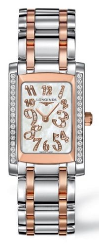 Remontoir à montres pour montre Longines DolceVita DolceVita 22 Quartz Two Tone Rose Diamond