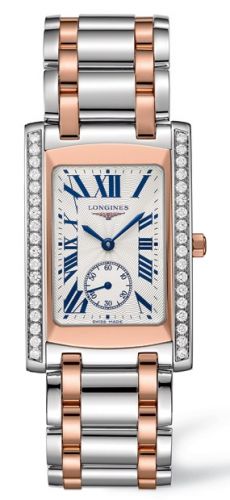 Remontoir à montres pour montre Longines DolceVita DolceVita 22 Quartz Two Tone Rose Diamond