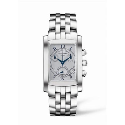 Remontoir à montres pour montre Longines DolceVita DolceVita 28 Quartz Chronograph Stainless Steel Argent