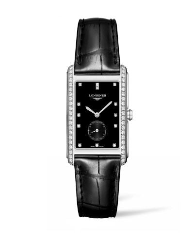 Remontoir à montres pour montre Longines DolceVita DolceVita 25.8 Quartz Stainless Steel / Diamond / Noire