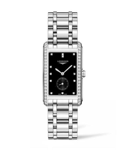 Remontoir à montres pour montre Longines DolceVita DolceVita 25.8 Quartz Stainless Steel / Diamond / Noire / Bracelet