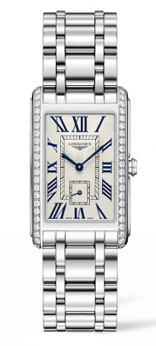 Remontoir à montres pour montre Longines DolceVita DolceVita 25.8 Quartz Stainless Steel / Diamond / Argent / Bracelet