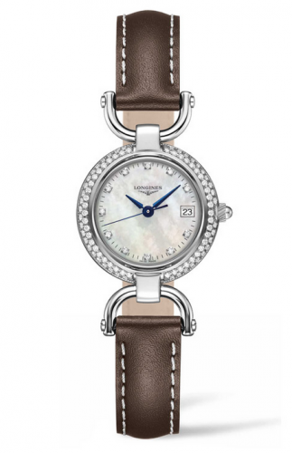 Remontoir à montres pour montre Longines Equestrian Equestrian 26.5 Double Diamond / MOP