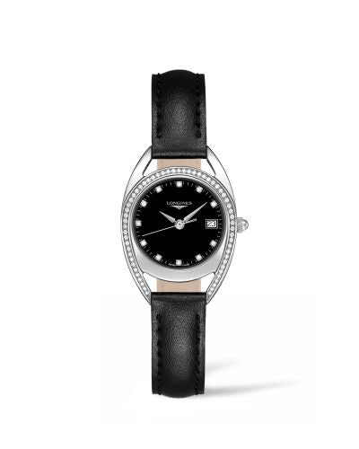 Remontoir à montres pour montre Longines Equestrian Equestrian Horseshoe 26 Diamond / Noire