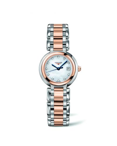 Remontoir à montres pour montre Longines PrimaLuna PrimaLuna Quartz 26.5 Stainless Steel / Rose Or / MOP / Bracelet