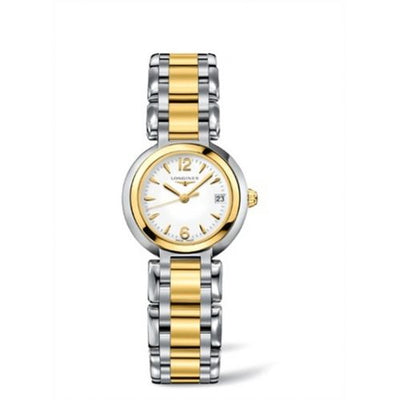 Remontoir à montres pour montre Longines PrimaLuna PrimaLuna Quartz 26.5 Stainless Steel / Yellow Or / Blanc / Bracelet