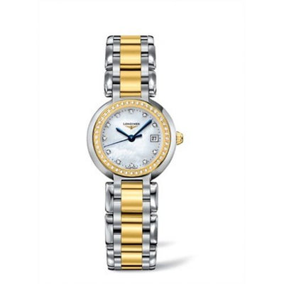 Remontoir à montres pour montre Longines PrimaLuna PrimaLuna Quartz 26.5 Stainless Steel / Yellow Or / Diamond / MOP / Bracelet
