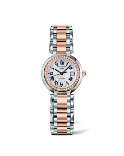 Remontoir à montres pour montre Longines PrimaLuna PrimaLuna Automatic 26.5 Two Tone Rose Diamond