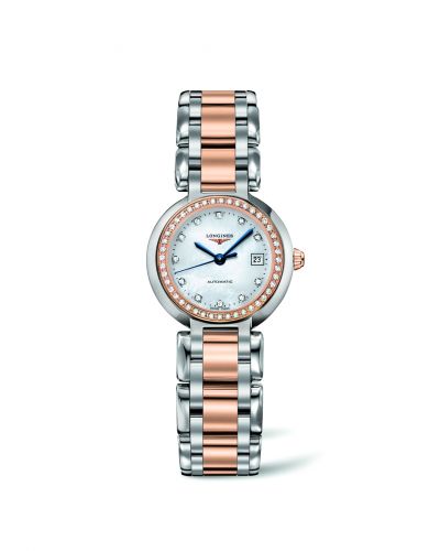 Remontoir à montres pour montre Longines PrimaLuna PrimaLuna Automatic 26.5 Two Tone Rose Diamond MOP