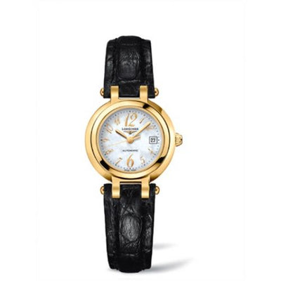 Remontoir à montres pour montre Longines PrimaLuna PrimaLuna Automatic 26.5 Yellow Or Leather Funky MOP