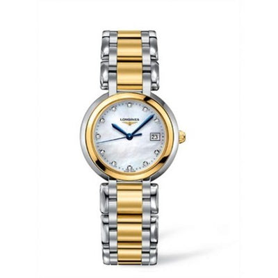 Remontoir à montres pour montre Longines PrimaLuna PrimaLuna Quartz 30 Stainless Steel / Yellow Or / MOP / Bracelet