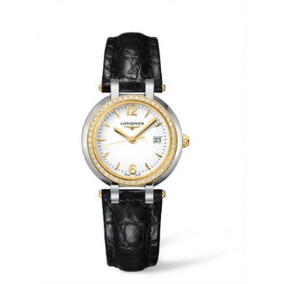 Remontoir à montres pour montre Longines PrimaLuna PrimaLuna Quartz 30 Stainless Steel / Yellow Or / Diamond / Blanc